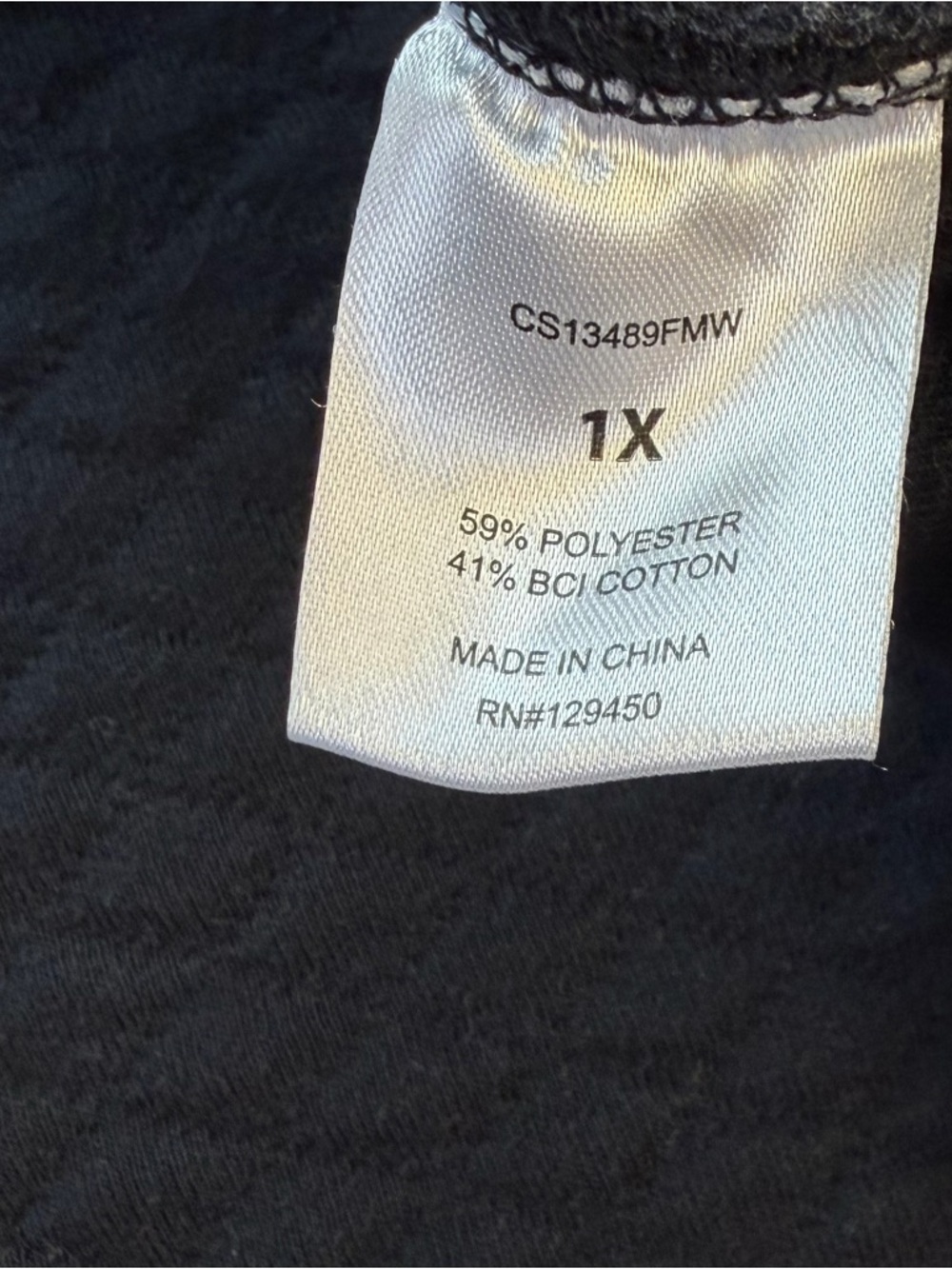 Ecothreads Women’s Quilted Pullover Hoodie 1X - Picture 6 of 7